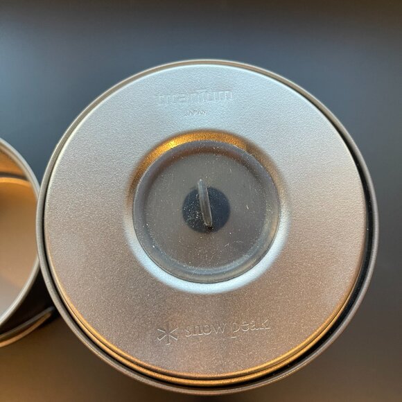 Snow Peak lightweight Titanium back-packing three peice cook set Ti-Mini Solo Co - Picture 4 of 6